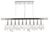 Chorus Line 10-Light Chrome Chandelier