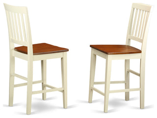 5 Pc Counter Height Table-Square Pub Table And 4 Kitchen Counter Chairs
