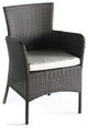 Aruba Outdoor Wicker Armchair, Cubu Croco