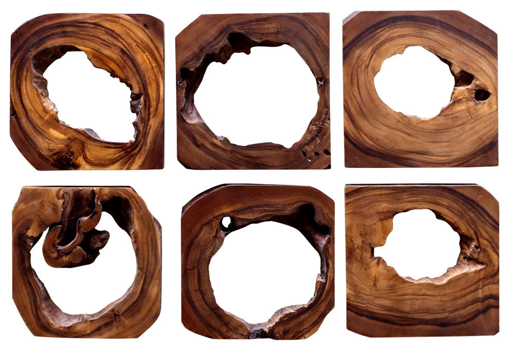 Uttermost Adlai Wall Art Set of 6 04207 - Wood