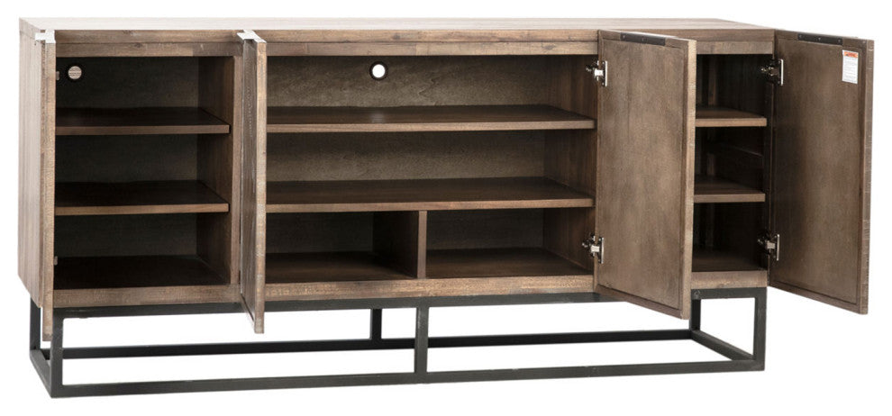 Salvaged Wood Herringbone Sideboard