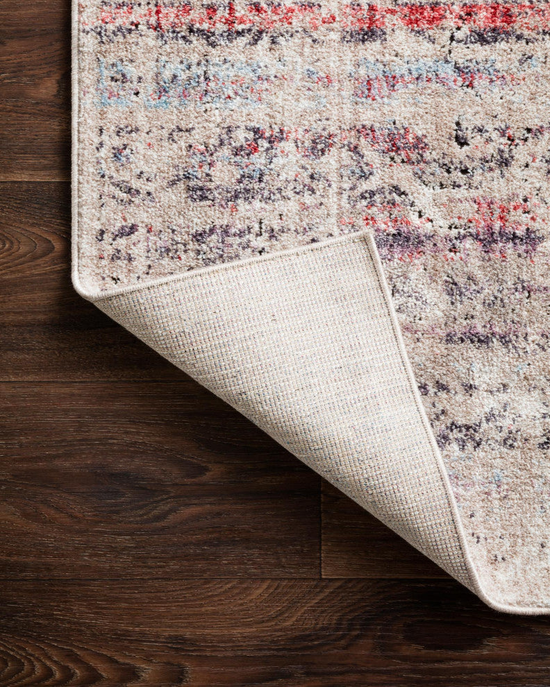 Polyester Pile Dante Area Rug by Loloi II, Beige/Multi, 9'6"x13'3"