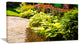 Modern Green Garden Design, Landscape Canvas Art Print, 40x20