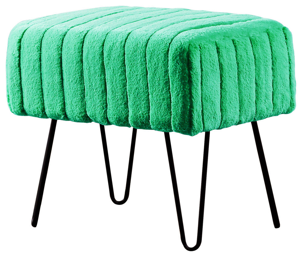 Serenta Super Mink Ottoman, Arcadia, 19''x13''x17''