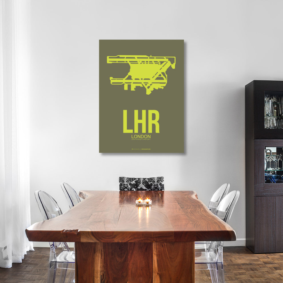 "LHR London Poster 3" Fine Art Print