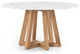 Creston Dining Table 55"-White Marble