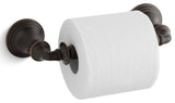 Kohler K-10554 Devonshire Double Post Spring-Loaded Tissue Holder - Oil Rubbed