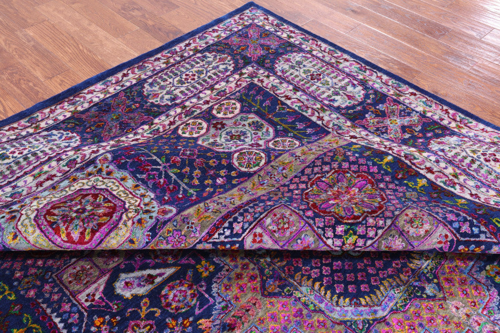 Mamluk Handmade Wool & Silk Rug 8' 9" X 11' 5" - Q13723