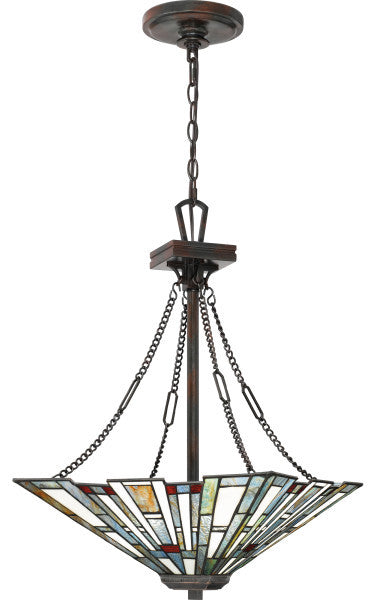 Quoizel TFMK2817VA Three Light Pendant, Valiant Bronze Finish