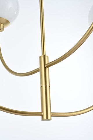 Home Living 30" Chandelier, Brass