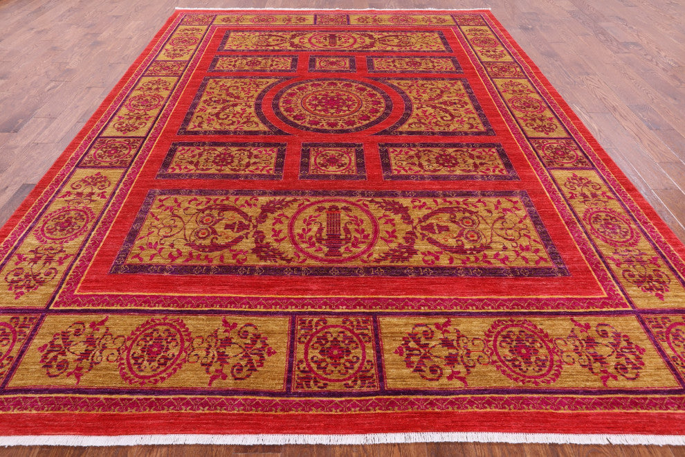 William Morris Hand-Knotted Wool Rug 8' 10" X 11' 10" Q6449