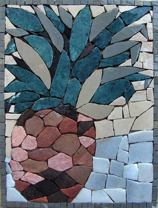 Mosaic Kitchen Backsplash, Ananas, 12"x16"