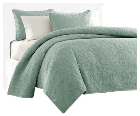 Madison Park Quilted Coverlet Mini Set, King/California King