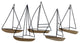 Metal and Wood Sailboat Wall D"cor