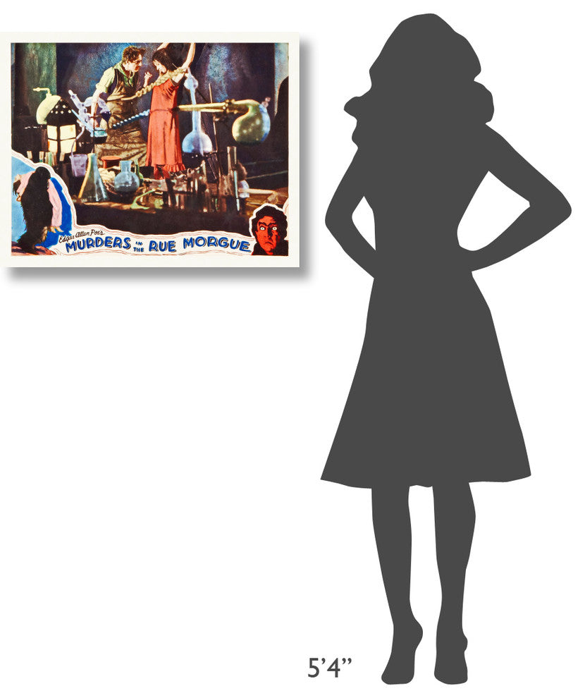 "Murders In The Rue Morgue" Canvas Giclee by Hollywood Photo Archive, 30"x24"