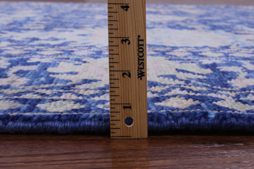 8' 1" X 9' 10" Hand Knotted Turkish Oushak Wool Rug - Q13341