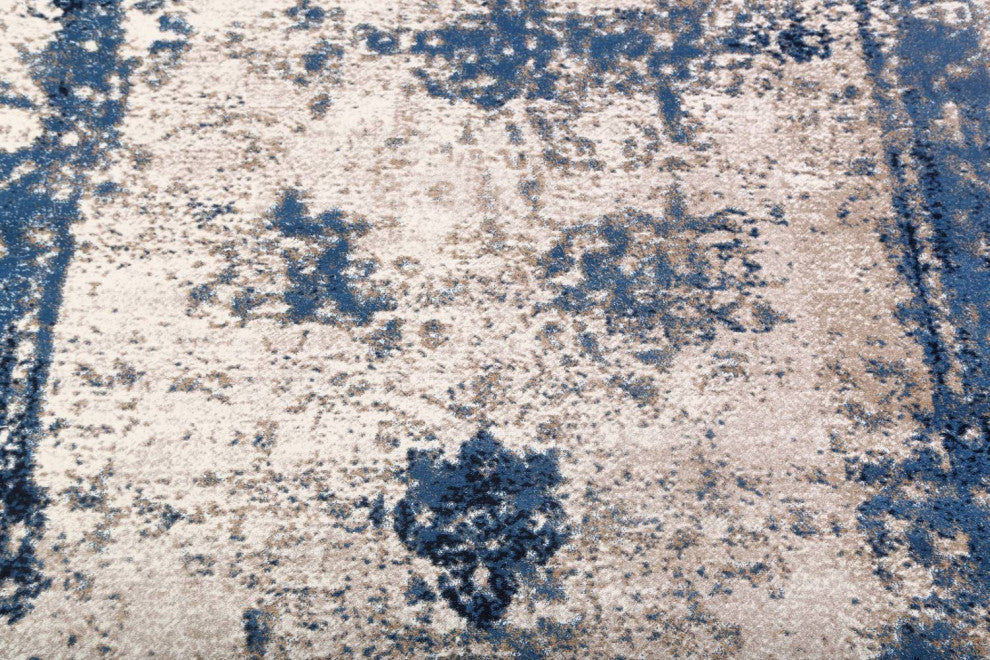 Agra Traditional Oriental Distressed Area Rug, Multi, 3'0"X5'0"
