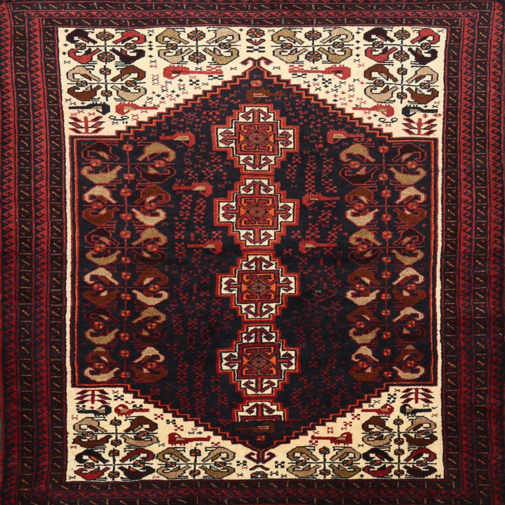 Ahgly Company Indoor Square Traditional Area Rugs, 8' Square