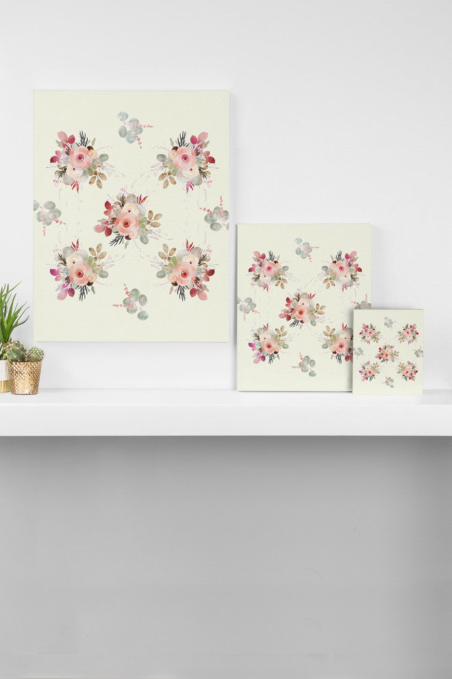 Iveta Abolina Rose Tan Art Canvas, 24"x30"