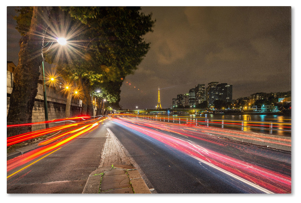 'Here Is Paris' Canvas Art by Mathieu Rivrin