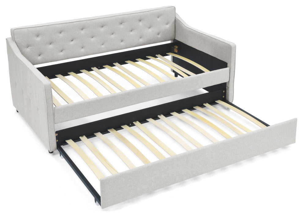 Gewnee Twin Size Daybed with Twin Size Trundle