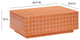 Mixie Taupe Tile Indoor / Outdoor Coffee Table, Brick Orange