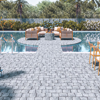 Country Grey Porcelain Floor and Wall Tile