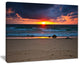 "Dramatic Colorful Sky Over Beach" Seashore Wall Art, 40"x30"