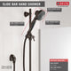 Delta Premium 3-Setting Slide Bar Hand Shower, Venetian Bronze, 57021-RB