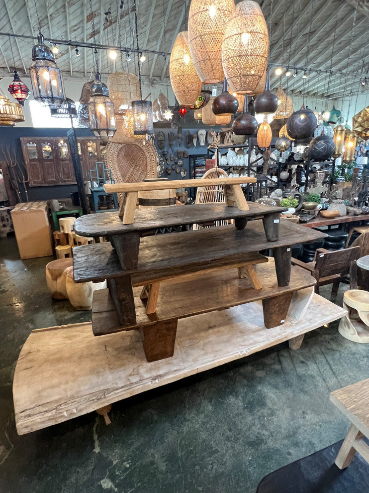 Consigned Old Senufo Wood Bed Table