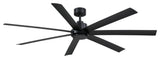 Fanimation Pendry-KIT-72 Pendry 72" 7 Blade Indoor / Outdoor - Black / Black