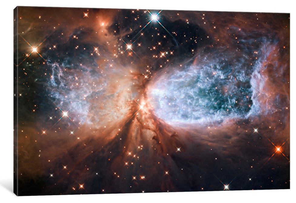 "Celestial Snow Angel S106 Nebula " Wrapped Canvas Print, 40x26x1.5