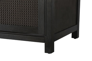 Home Living 60" Double Bathroom Vanity, Chocolate Oak