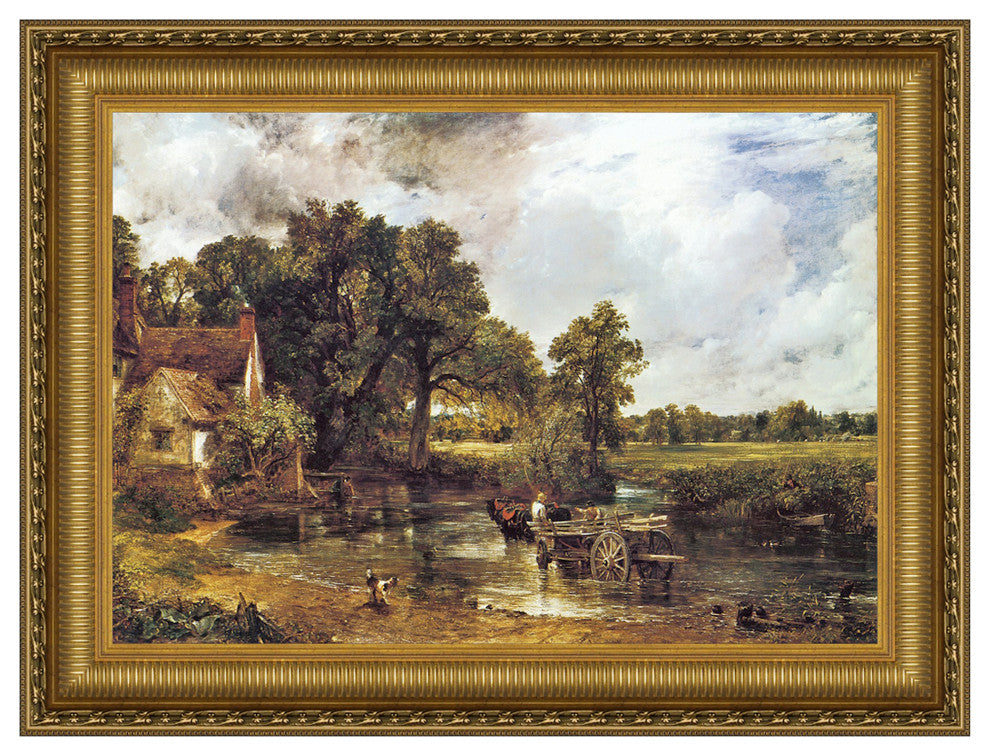 "The Hay Wain 1821" Stretched Canvas Replica, 29"x22.5"