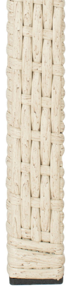 Safavieh Outdoor Garnen 4 Piece Living Set Beige/White Cushion