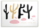 Stick With Me Cacti Wall Plaque Art, 12.5x18.5