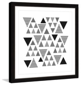 "Triangular Significance" Framed Art Print