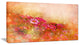 Beautiful Little Flowers in Spring, Large Floral Canvas Artwork, 32"x16"