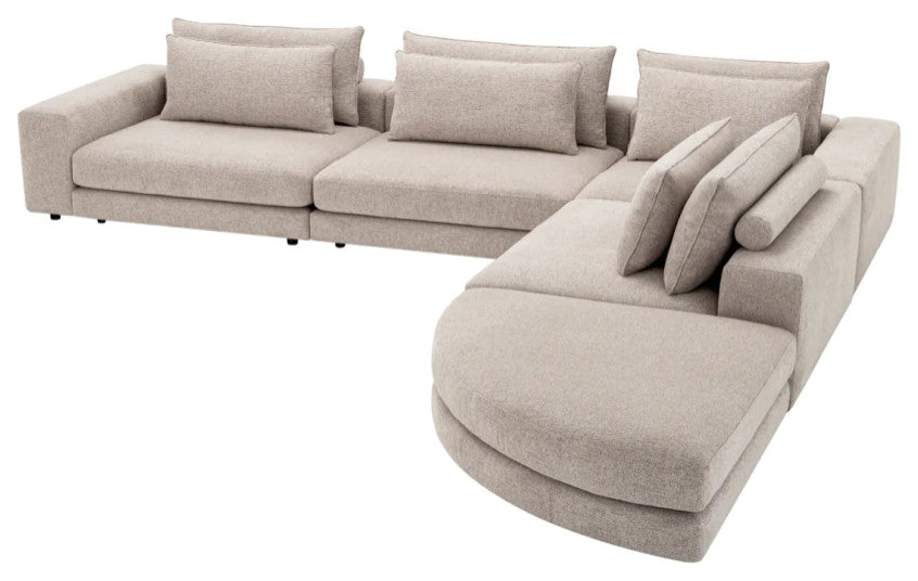 Greige Modular Sofa, Eichholtz Lounge Club