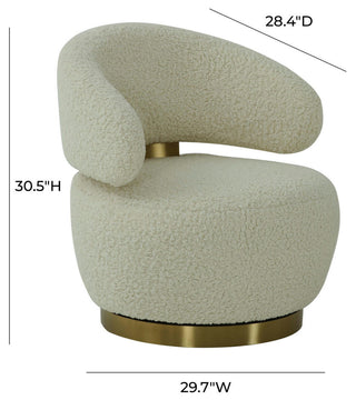 TOV Furniture Austin Faux Shearling Chair