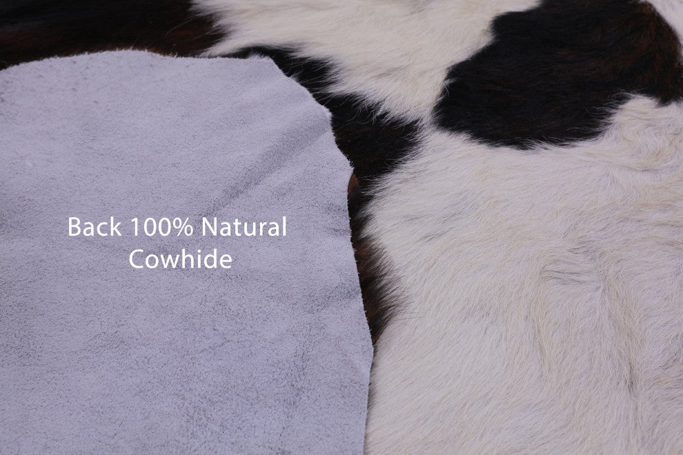 Natural Cowhide Rug 7' 1" X 6' 1" C1987