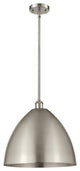 Innovations Lighting 516-1S-SN-MBD-16-SN-LED Ballston Dome 1 Light 16" Pendant