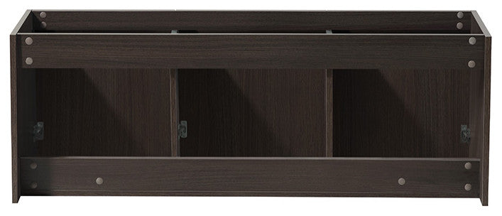 Fresca Vista 60" Gray Oak Double Sink Bathroom Vanity