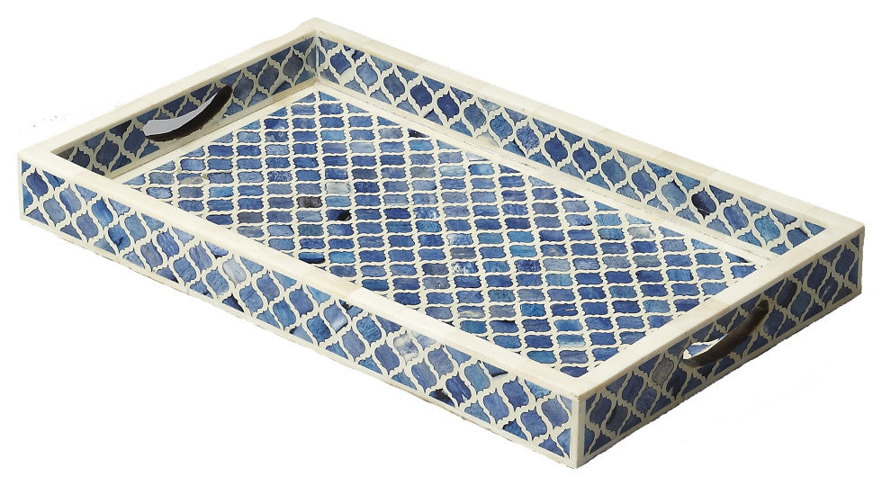 Butler Meknes Bone Inlay Serving Tray