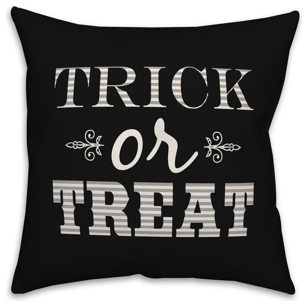 Trick or Treat 18"x18" Throw Pillow Cover