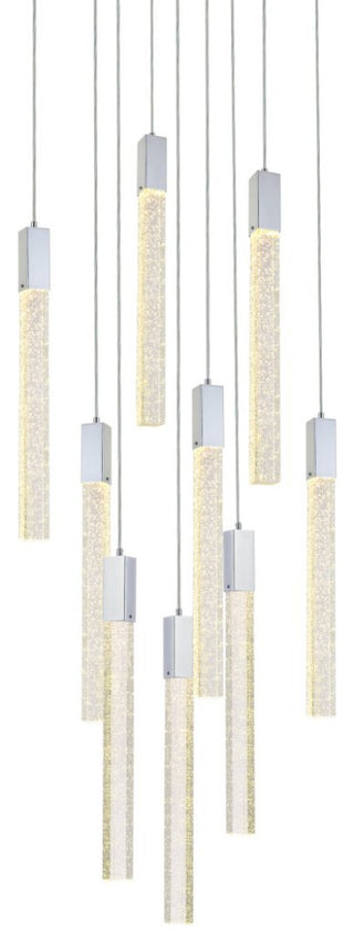 Wade 9-Light Pendant, Chrome