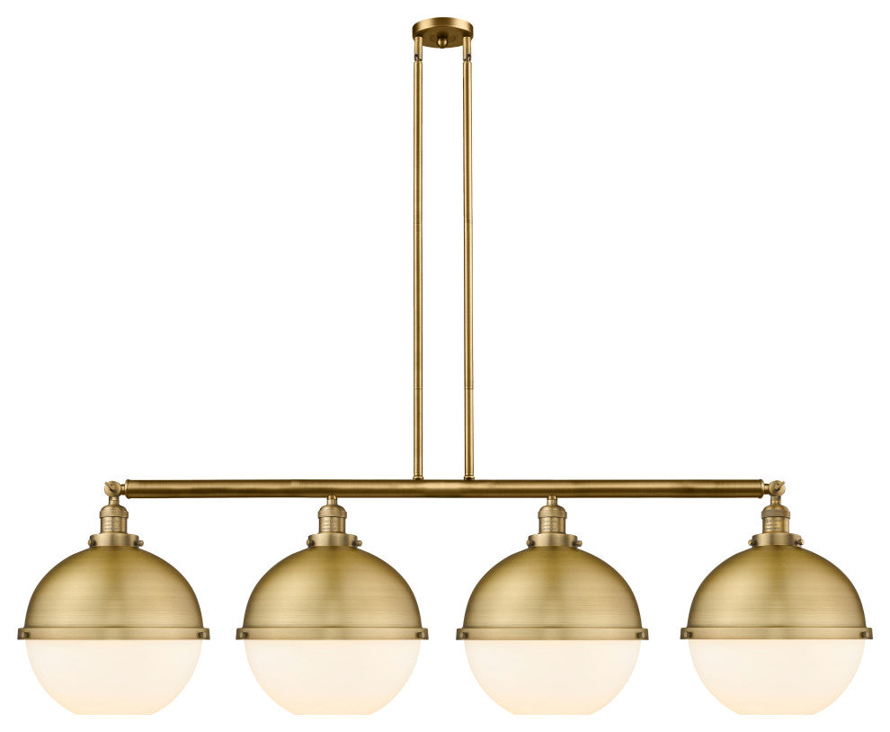 INNOVATIONS 214-BB-HFS-121-BB-LED 4-Light Island Light Brushed Brass