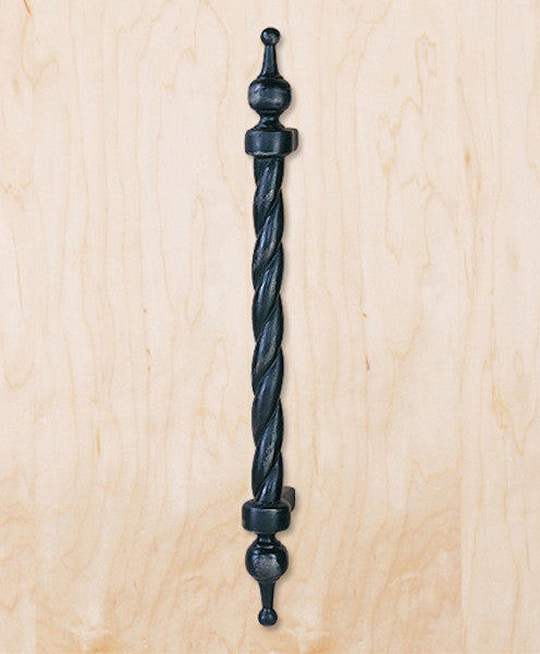 Braid 23.5" Entryway Door Pull, Polished Pewter