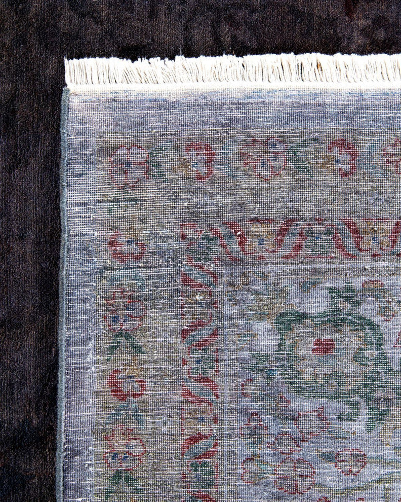 Fine Vibrance, One-of-a-Kind Hand-Knotted Area Rug Gray, 8'3"x10'5"