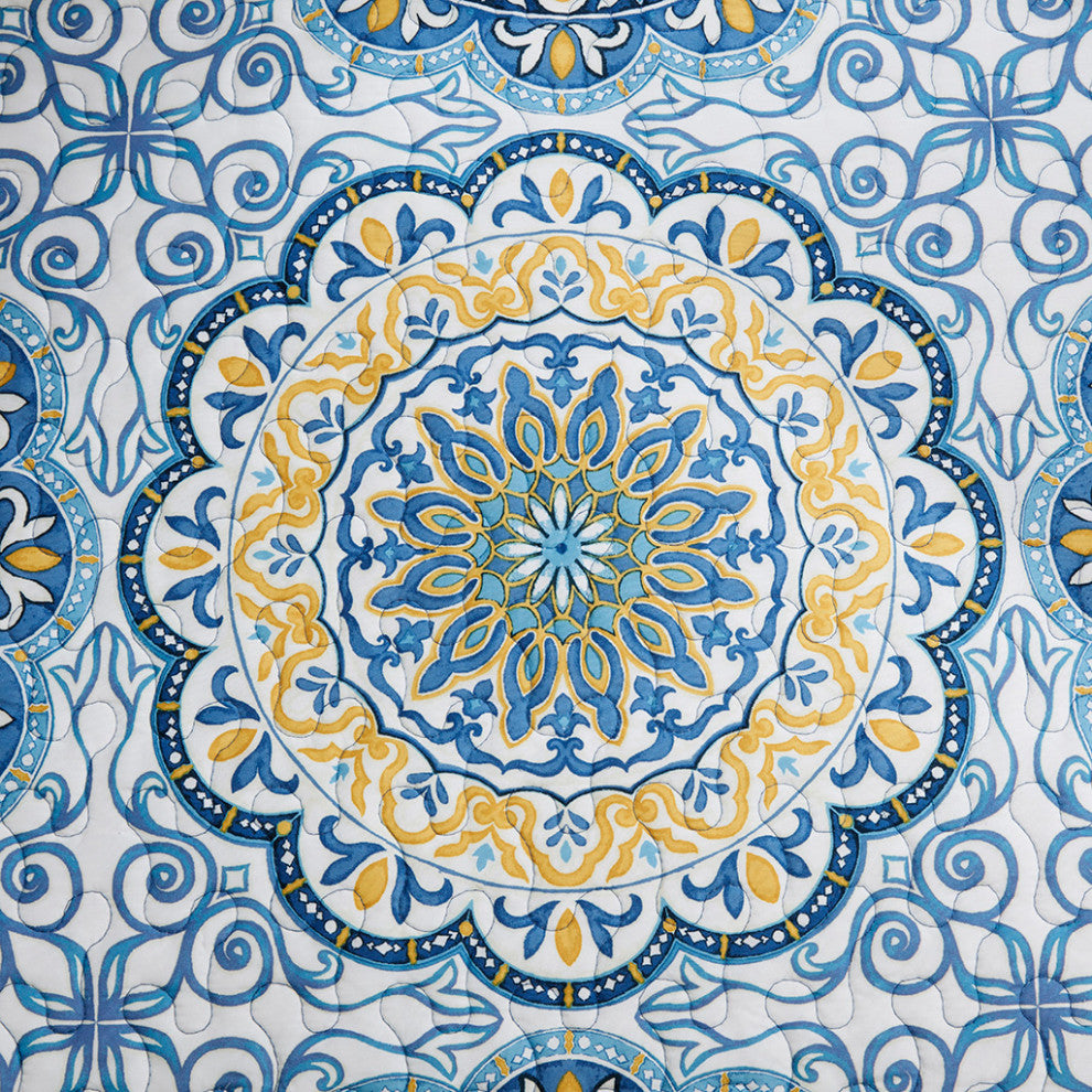 Madison Park Tangiers 6 Piece Reversible Daybed Cover Set, Blue